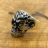 Men's Skull 925 Sterling Silver Ring