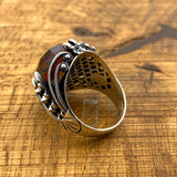 Men's Sultanite Chain Silver Ring