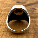 Men's Sultanite Gemstone Silver Ring