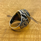 Men's Tiger's Eye Stone Ring