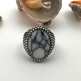 Men's Turquoise Stone Handmade Silver Ring