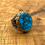 Men's Turquoise Stone Ring - TryAladdin