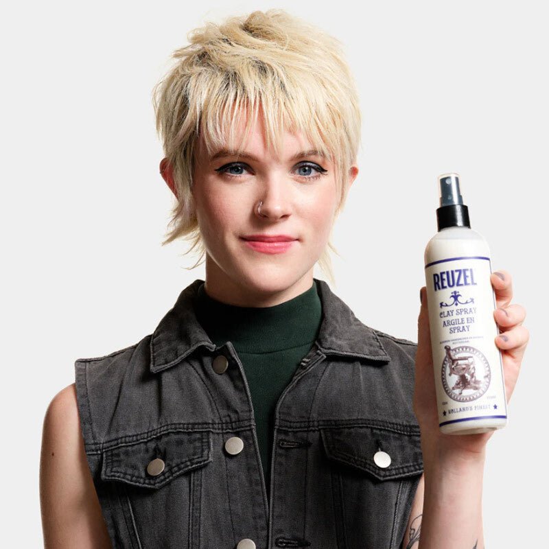 Men's Volumizing Hair Clay Spray - Matte Finish - 355ml - TryAladdin