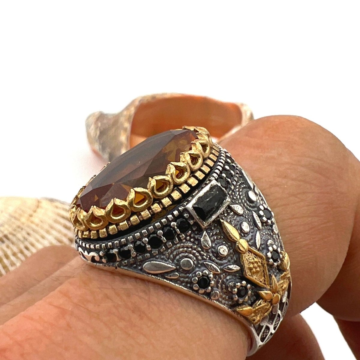 Men's Zultanite Color Changing Silver Ring