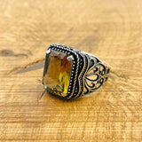 Men's Zultanite Gemstone Silver Ring