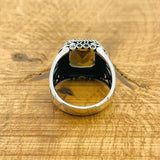 Men's Zultanite Gemstone Silver Ring