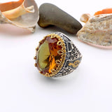 Men's' Zultanite Stone Silver Ring