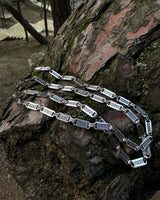 925 Sterlingsølv Meander Kæde - Græsk Nøgle Evighedssymbol