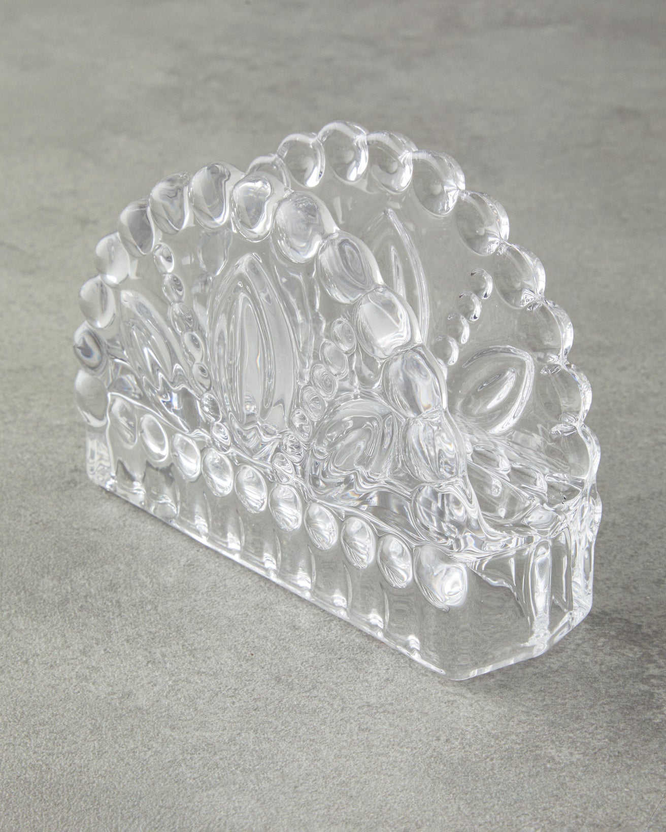 Premium Clear Glass Tabletop Napkin Dispenser