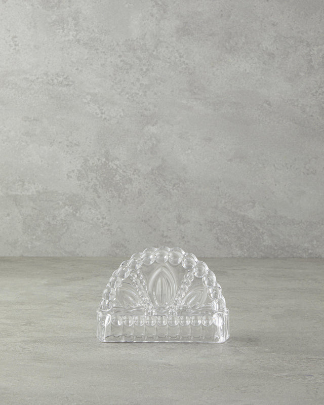 Premium Clear Glass Tabletop Napkin Dispenser
