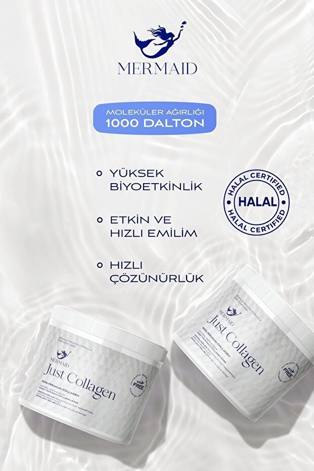 Mermaid Just Collagen Marine Peptides Powder - 210g - TryAladdin