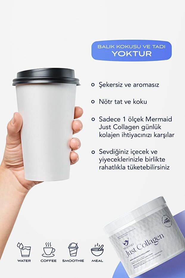 Mermaid Just Collagen Marine Peptides Powder - 210g - TryAladdin