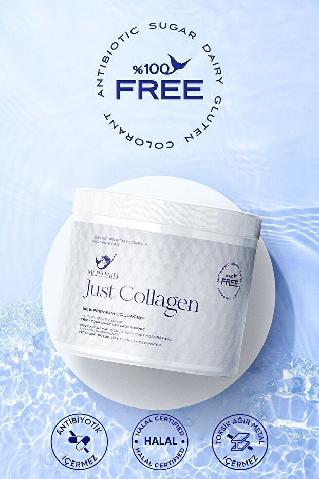 Mermaid Just Collagen Marine Peptides Powder - 210g - TryAladdin