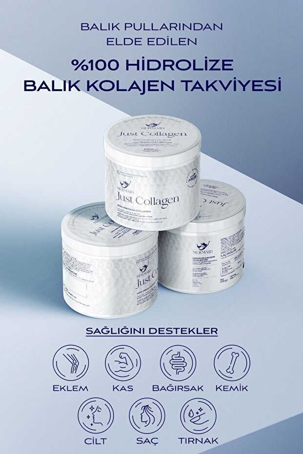 Mermaid Just Collagen Marine Peptides Powder - 210g - TryAladdin