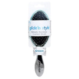 Metallic Rainbow Detangling Hair Brush - TryAladdin