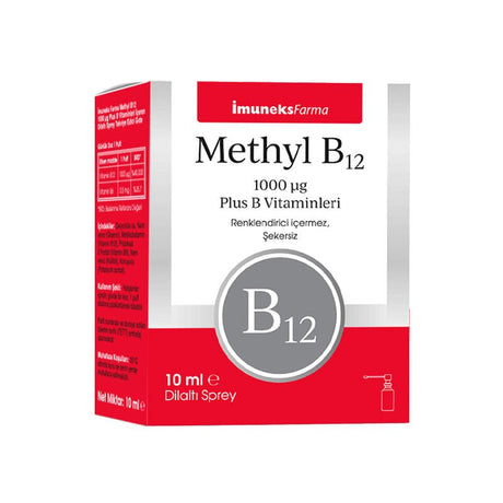 Methyl B12 1000 µg & B Vitamins - Sublingual Spray for Energy - TryAladdin