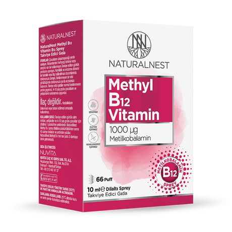 Methyl B12 Sublingual Spray - High Potency Energy & Nerve Support - TryAladdin