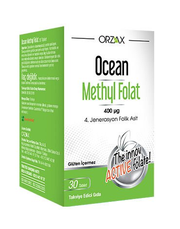 Methyl Folate 30 Tablets - Bioavailable Vitamin B9 Supplement - TryAladdin