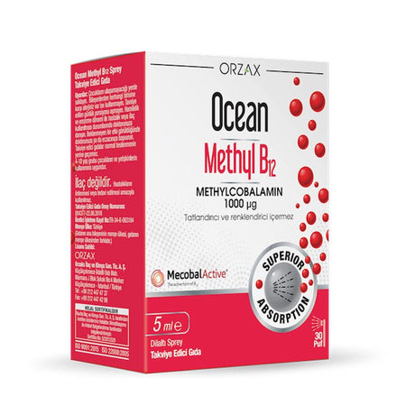 Methylcobalamin B12 - Active Vitamin B12 Sublingual Spray - TryAladdin