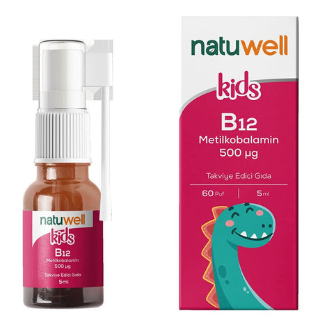 Methylcobalamin B12 - Kids Growth & Energy Sublingual Spray 4 - 10 Years - TryAladdin