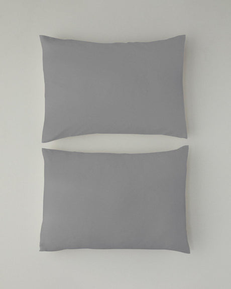 Professional-Grade-Cotton-Sateen-Pillowcase-Set-Silver-50x70cm