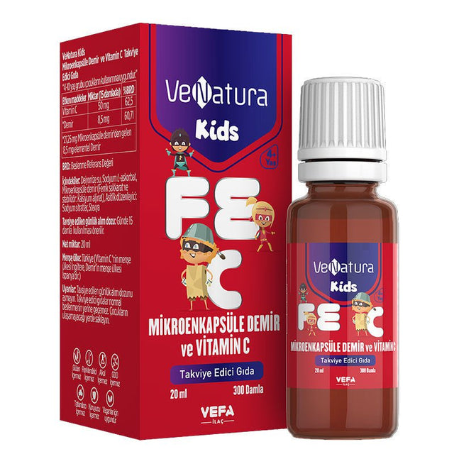 Microencapsulated Iron & Vitamin C Drops for Kids (4 - 10 Years) - TryAladdin