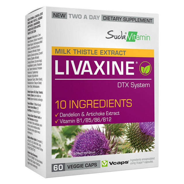 Milk Thistle Extract Livaxine - Advanced Liver Support Capsules - TryAladdin