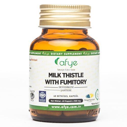 Milk Thistle & Fumitory - Liver Support & Detox Vegetable Capsules - TryAladdin
