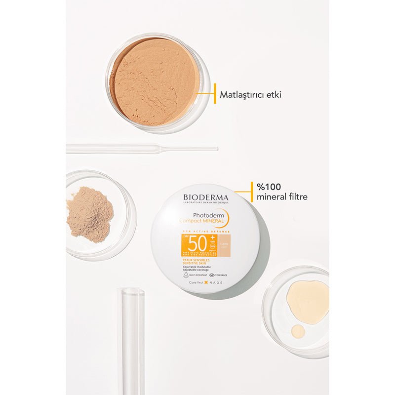 Mineral Compact Powder - High Protection SPF50+ & Concealing - TryAladdin