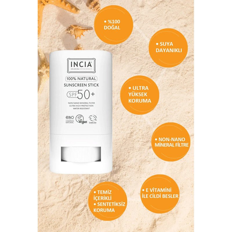 Mineral Filter Sun Stick - SPF 50+ UVA/UVB Protection with Nourishing Oils - TryAladdin