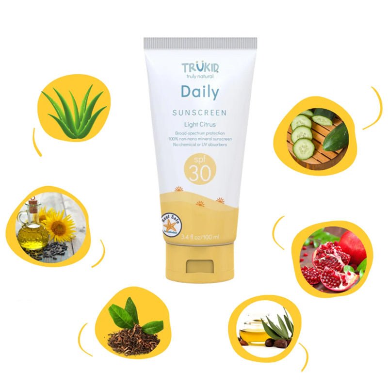 Mineral Organic Sunscreen - SPF30 Natural Protection for Babies & Adults - TryAladdin