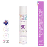 Mineral SPF 50+ Sunscreen - Broad - Spectrum Zinc Oxide & Vitamin E Cream - TryAladdin