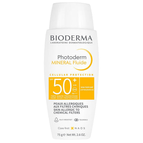 Mineral Sunscreen Fluid - SPF 50+ High Protection for Sensitive Skin - TryAladdin