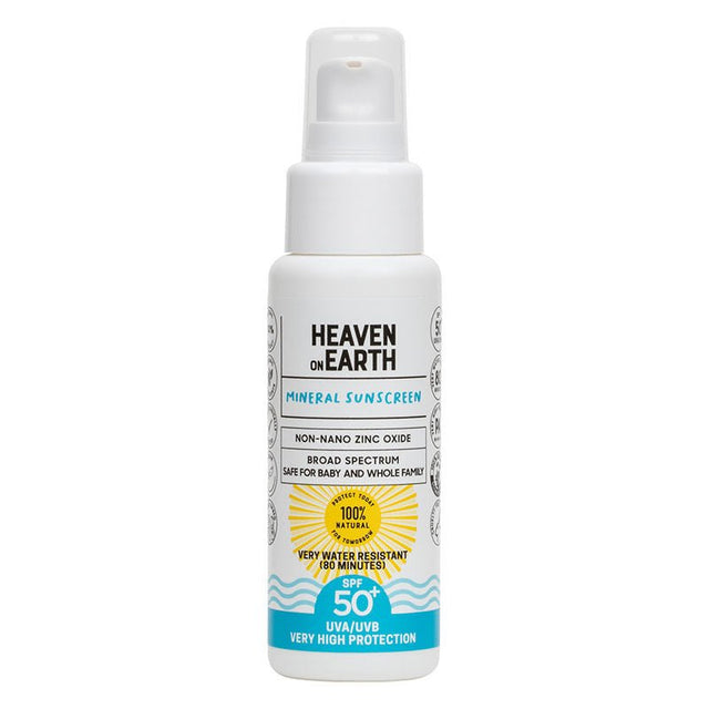 Mineral Sunscreen - SPF 50+ Natural & Water - Resistant for All Skin - TryAladdin