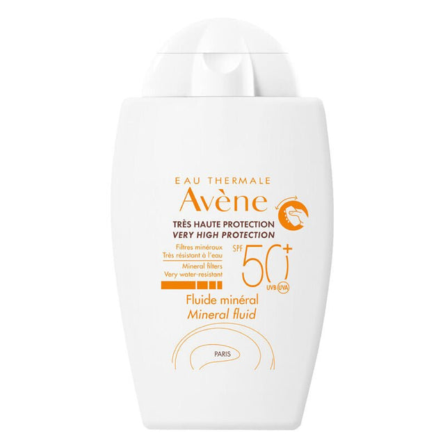 Mineral Sunscreen SPF 50+ - Ultra - Light Fluid for Sensitive Skin - TryAladdin