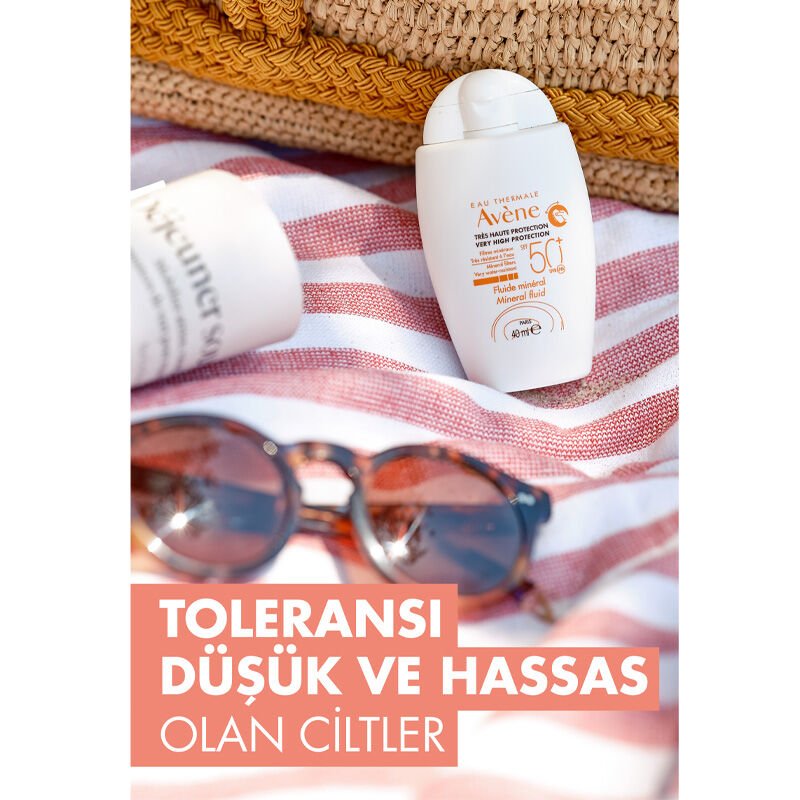 Mineral Sunscreen SPF 50+ - Ultra - Light Fluid for Sensitive Skin - TryAladdin