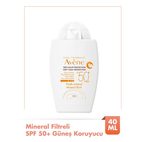 Mineral Sunscreen SPF 50+ - Ultra - Light Fluid for Sensitive Skin - TryAladdin