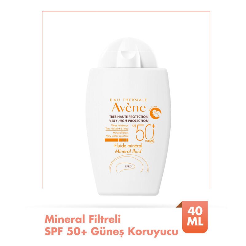 Mineral Sunscreen SPF 50+ - Ultra - Light Fluid for Sensitive Skin - TryAladdin