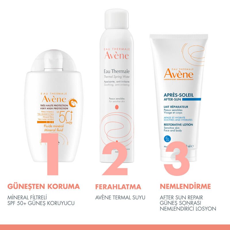 Mineral Sunscreen SPF 50+ - Ultra - Light Fluid for Sensitive Skin - TryAladdin