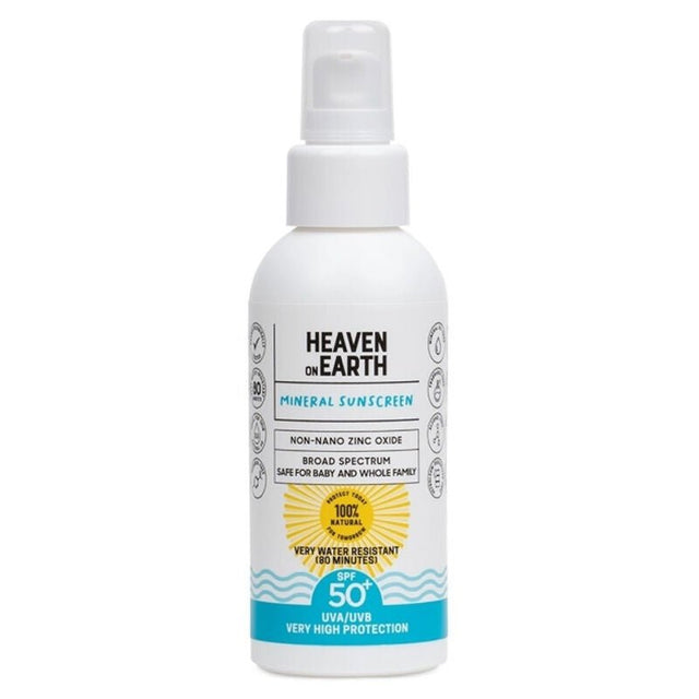 Mineral Sunscreen - SPF 50+ UVA/UVB Protection & Hydrating - TryAladdin