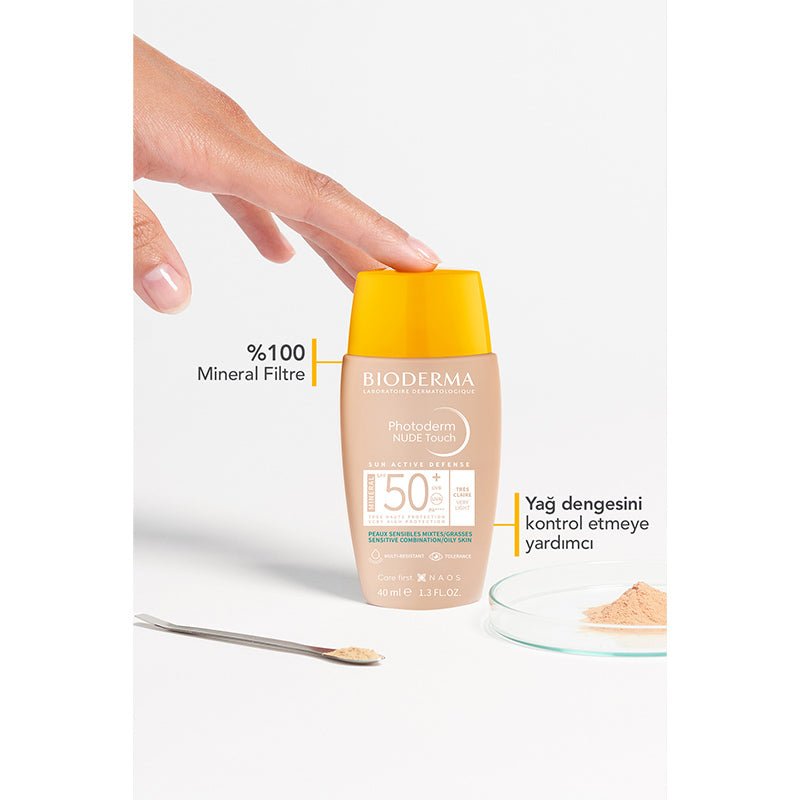 Mineral Tinted Sunscreen - Mattifying SPF 50+ for Oily & Combination Skin - TryAladdin