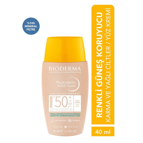Mineral Tinted Sunscreen - Mattifying SPF 50+ for Oily & Combination Skin - TryAladdin
