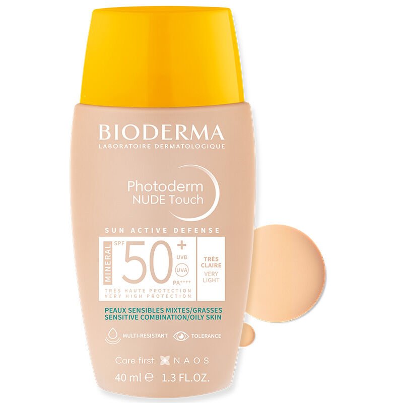 Mineral Tinted Sunscreen - Mattifying SPF 50+ for Oily & Combination Skin - TryAladdin