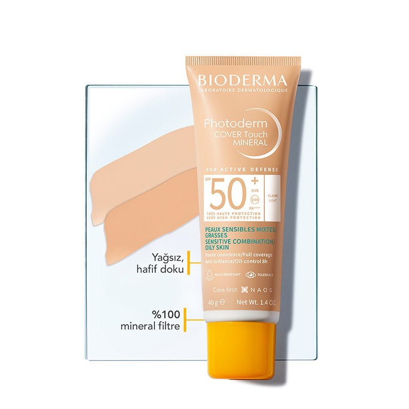 Mineral Tinted Sunscreen SPF50+ - High Coverage & Mattifying for Oily Skin - TryAladdin