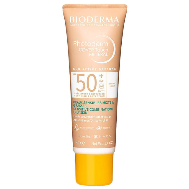 Mineral Tinted Sunscreen SPF50+ - High Coverage & Mattifying for Oily Skin - TryAladdin