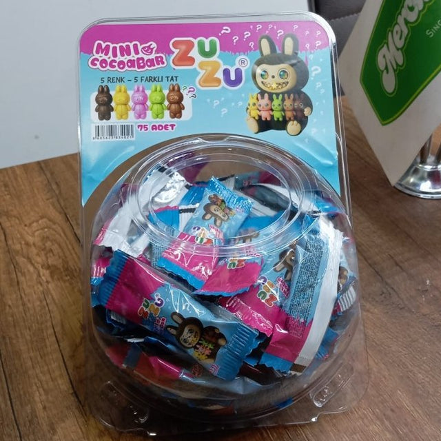 Mini ChocoBar Mystery Popping Candy Chocolate - 11g x 75 Round Box Display - TryAladdin