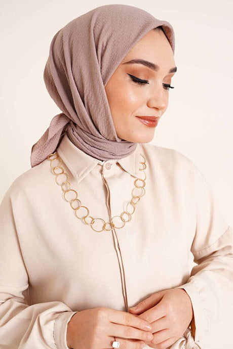 Mio Caz Woven Crepe Hijab Wrinkle - Free & Easy Care - TryAladdin