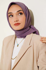 Mio Jazz Scarf - Dark Lilac, Lightweight & Breathable - TryAladdin