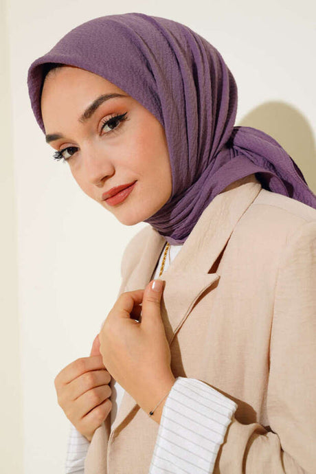 Mio Jazz Scarf - Dark Lilac, Lightweight & Breathable - TryAladdin