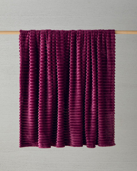 Modern Line-Striped-Super Soft-Single-Plush Blanket